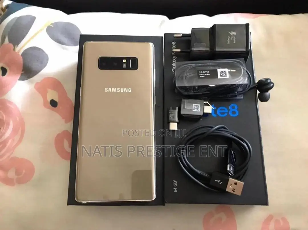 New Samsung Galaxy Note 8 128 GB Black