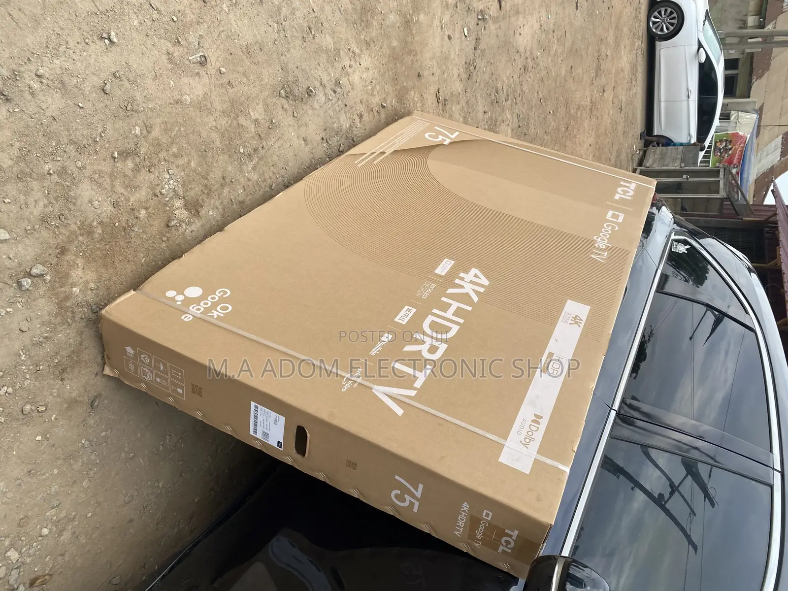 Sealed in Box TCL 75P635 75 Inch HDR Frameless Google Tv.