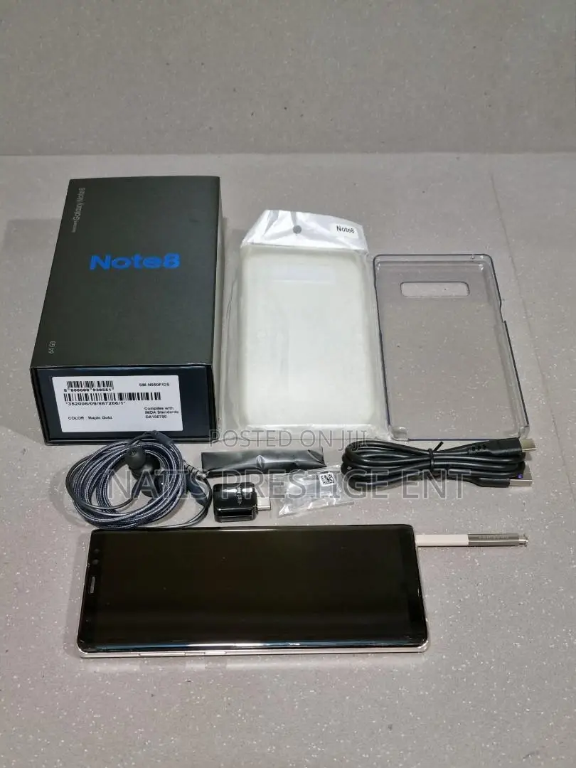 New Samsung Galaxy Note 8 64 GB Black