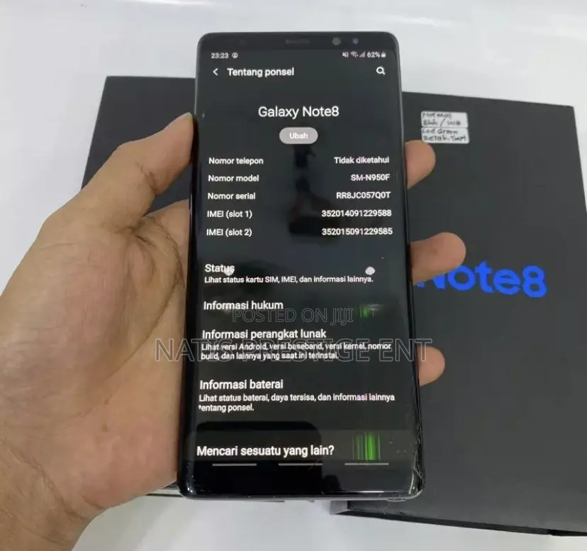 New Samsung Galaxy Note 8 128 GB Black