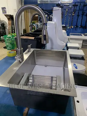 Cabinet Sink 1 Bowl With Pull Out Tap (Hot and Cold)