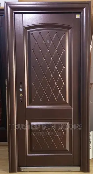 Paladin Security Coffee Brown Door [More Sizes+Colors+Design