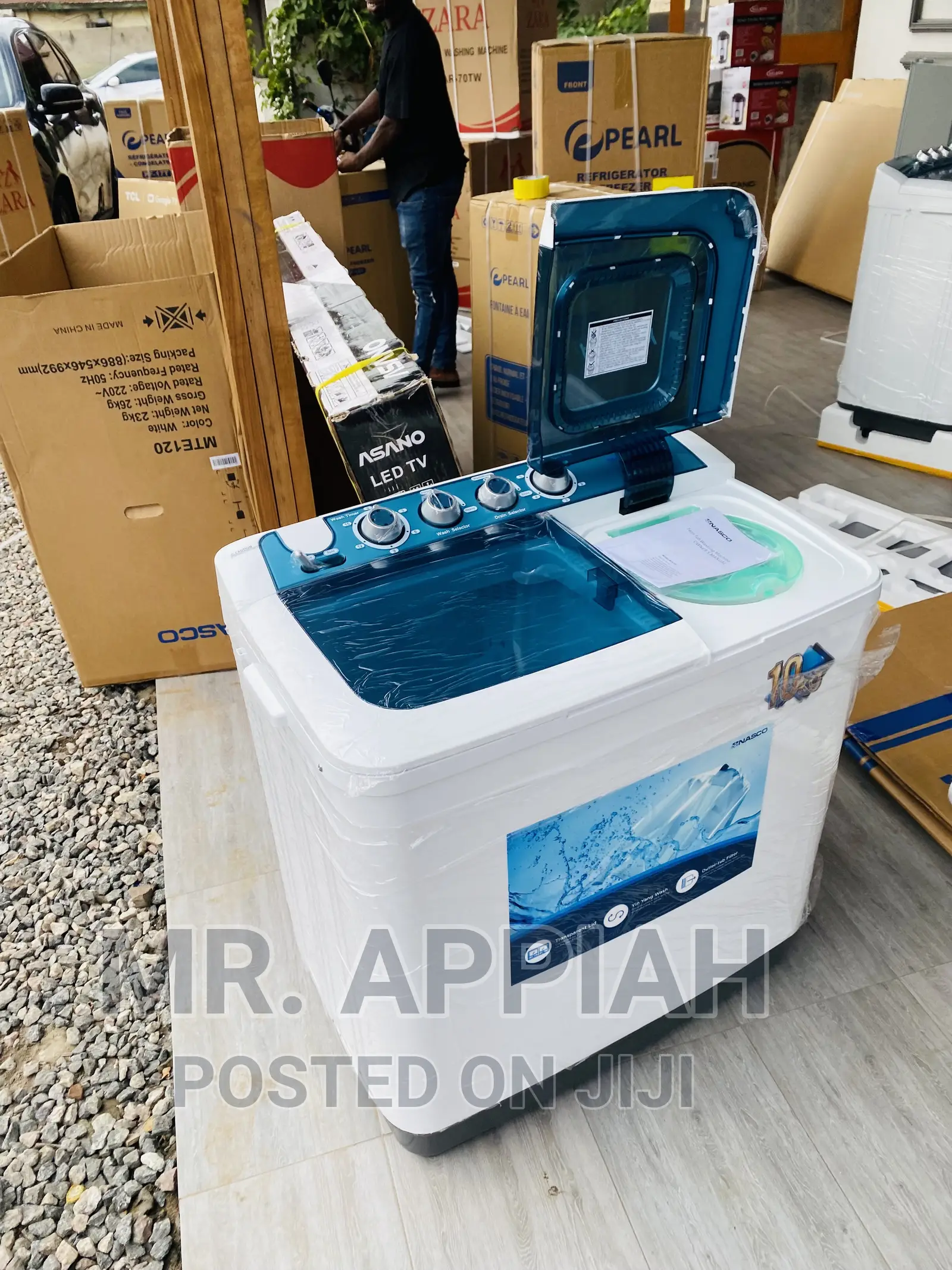 Latest and Affordable 12kg Nasco Automatic Washingmachine.