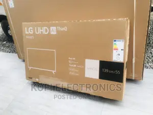 LG 55” Al Thinq Smart UHD Satellite Led Tv(Model:UQ75)