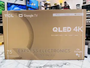High Brightness  QLED TCL Smart 75”C645 Tv 