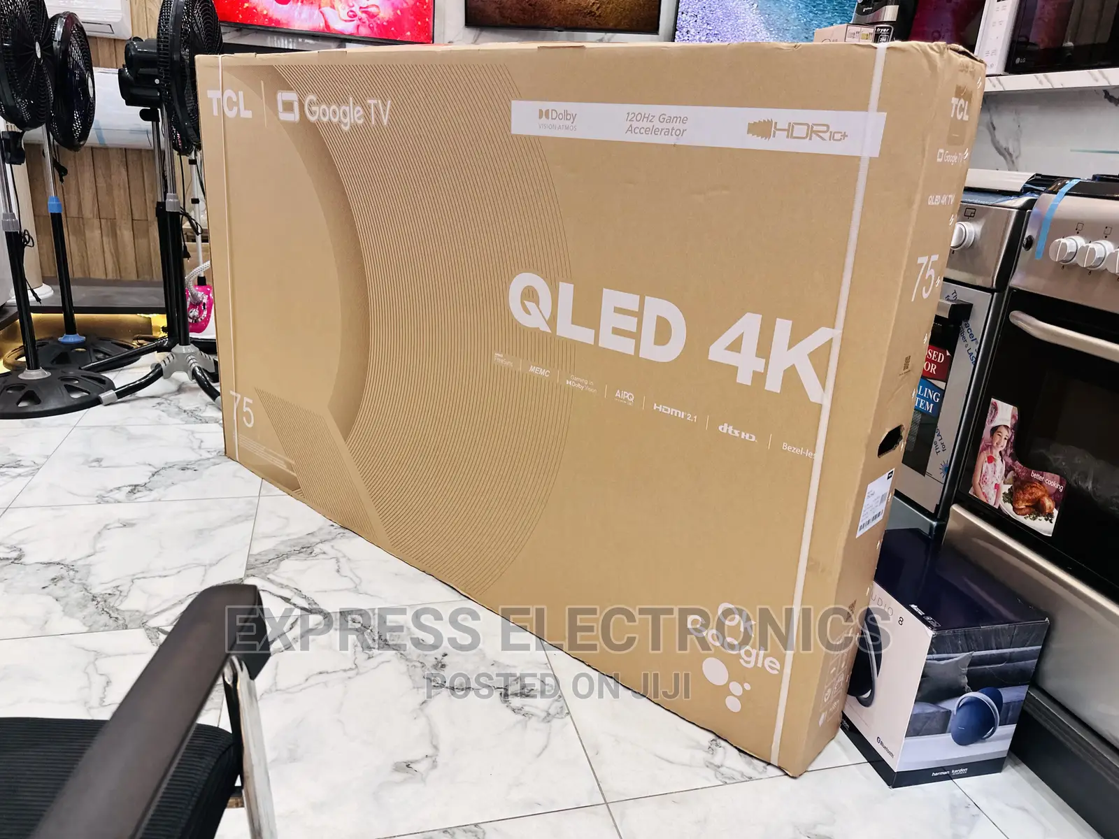 High Brightness  QLED TCL Smart 75”C645 Tv 