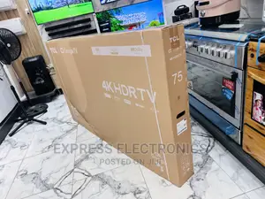 Edgeless Design Slim UHD Smart 75”P635 Tv  TCL