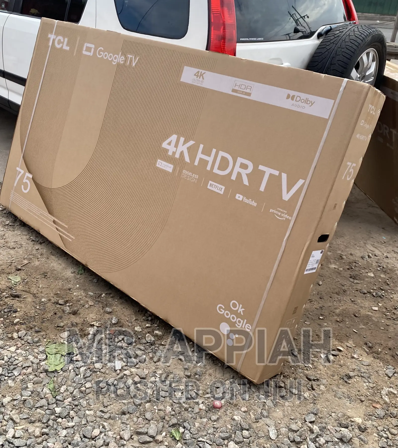 Quality TCL 75P635 75inch HDR Frameless Google Tv(Black)