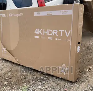 Quality TCL 75P635 75inch HDR Frameless Google Tv(Black)