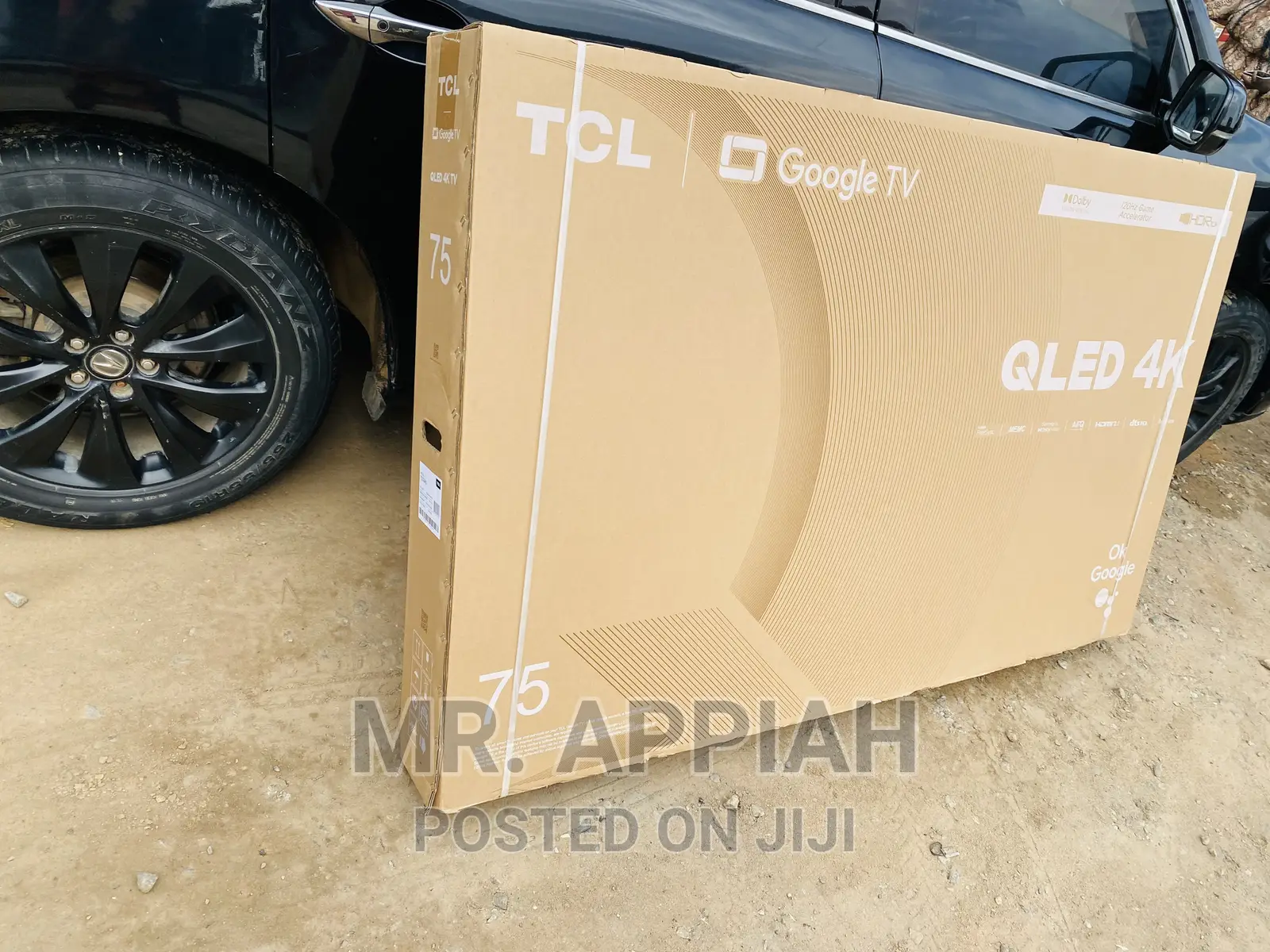 Fresh in Box  TCL 75C645 75 Inch QLED Smart Tv(Black).