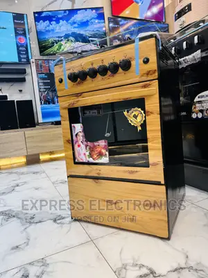 Brand New Light Wooden Sleek 4burner Oven Grill 50/50?