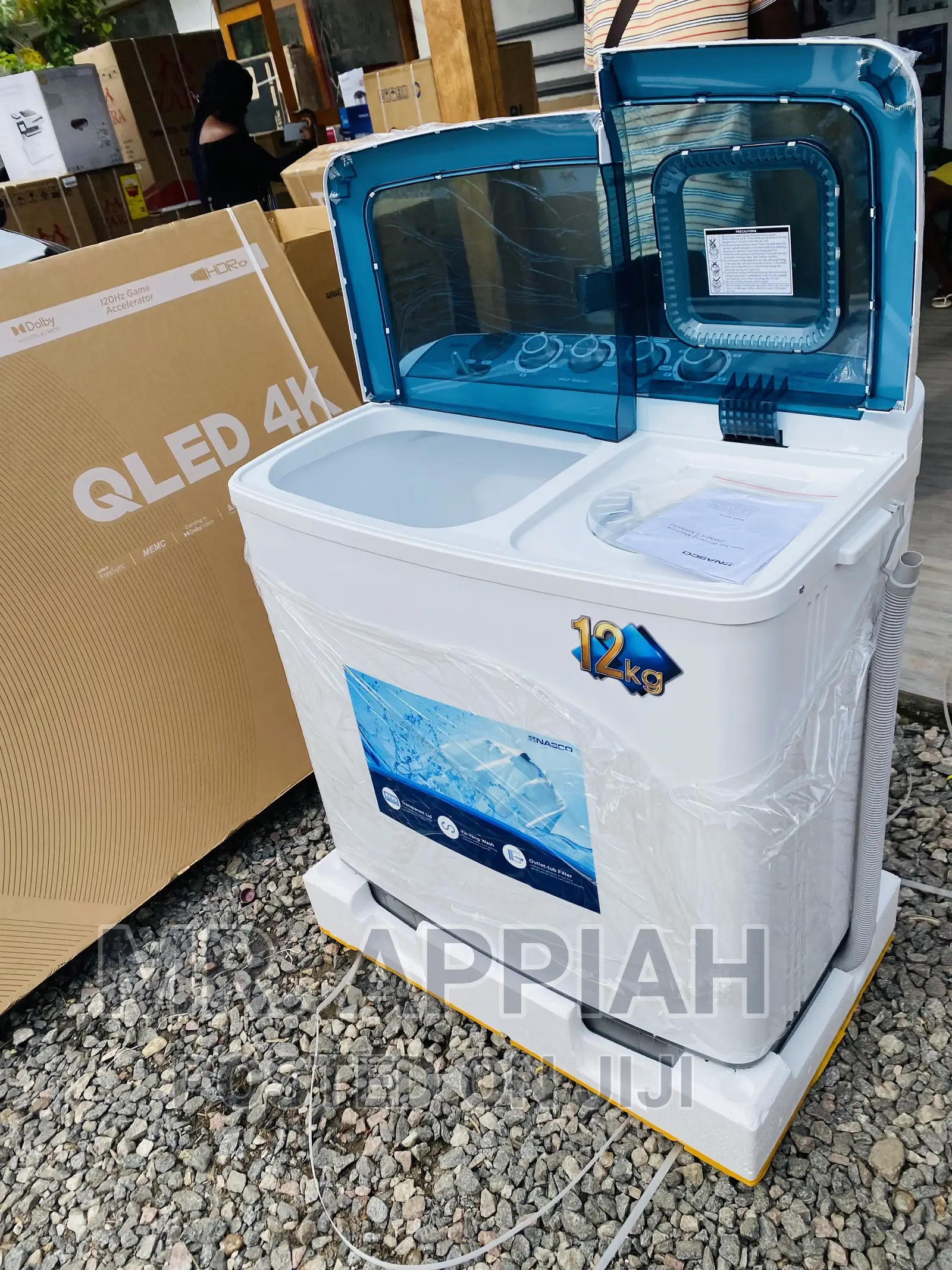 Free Standing Nasco 10kg Semi-Automatic Washing Machine