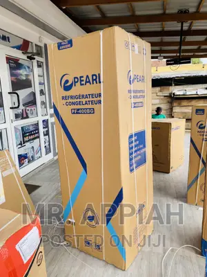 Pearl PF-400BG Double Door Fridge(309ltr)Black 
