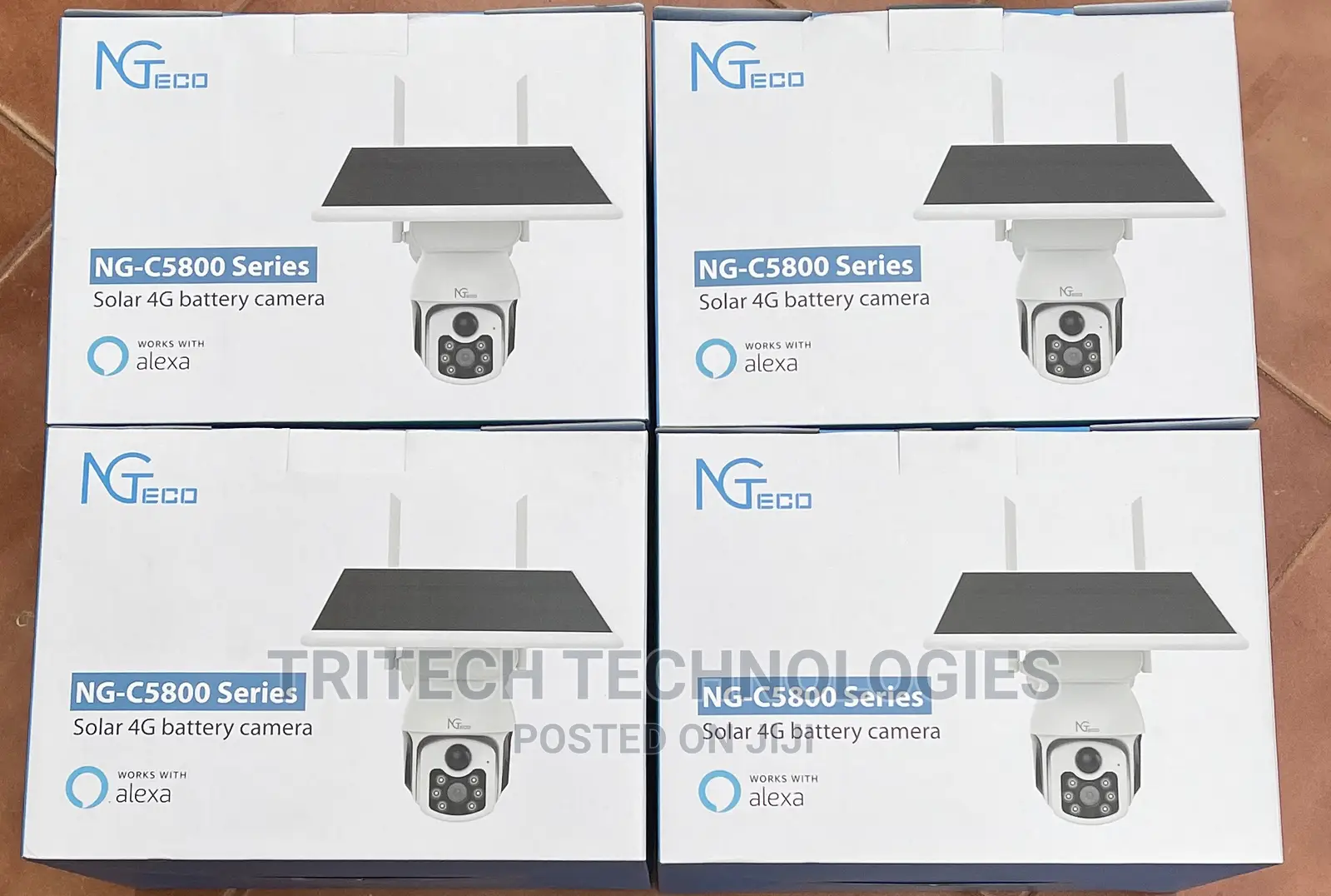 Solar Camera 4G Sim Ngteco 3MP C5800 Series