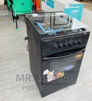 Brand  New Volcano 50x50 3 Gas + 1 Electric Cooker(Black).