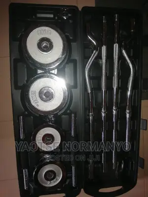 Chrome Barbell and Dumbell for Unique Price [4 in 1]