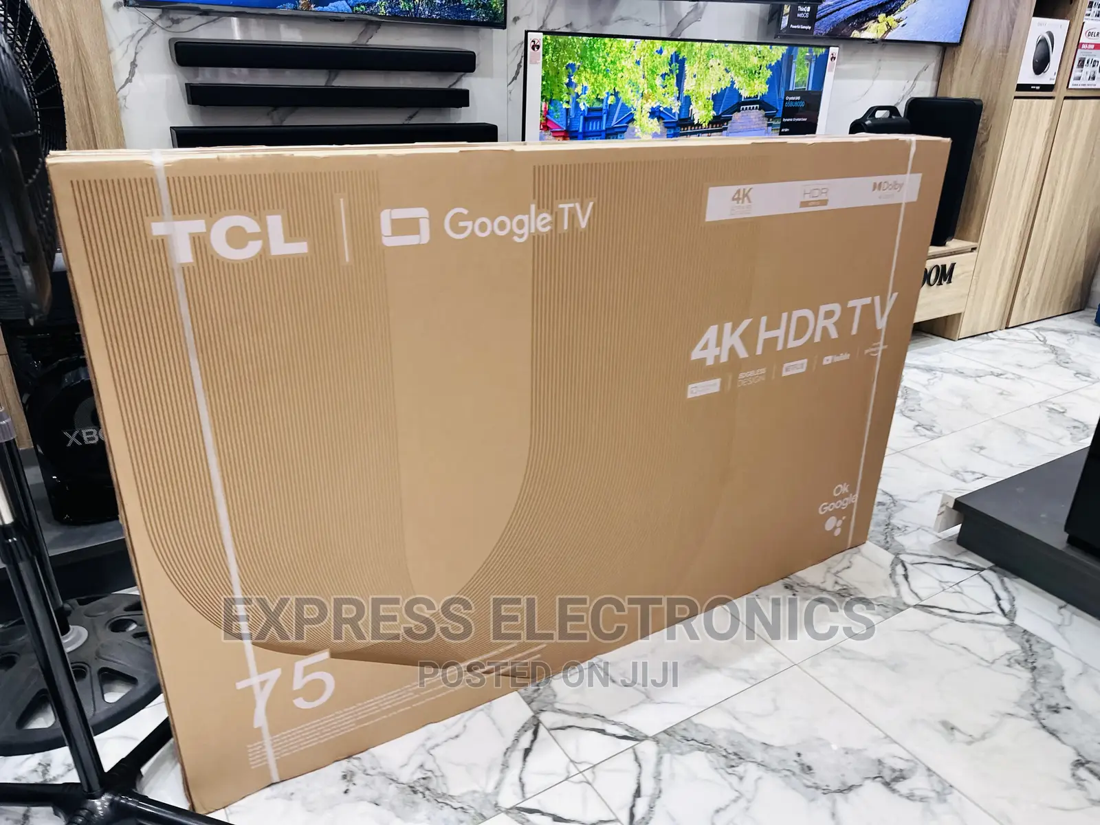 Google Play Android UHD Smart TCL 75”P635 Tv 