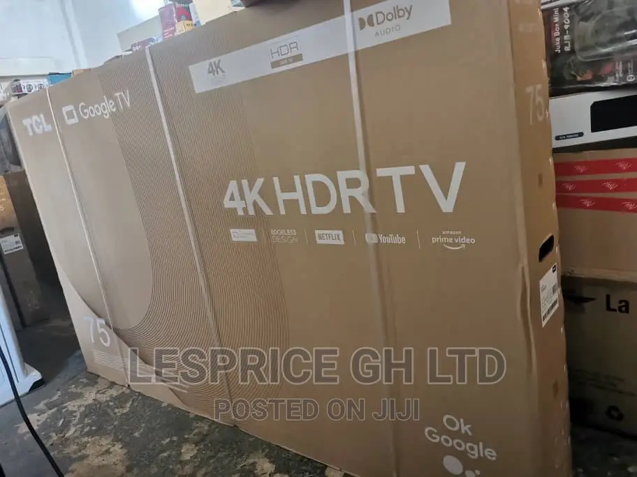 Luxury TCL 75” Android Smart TV