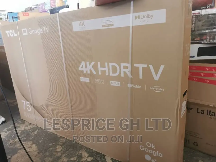 High Quality//TCL 75” Android HDRTV