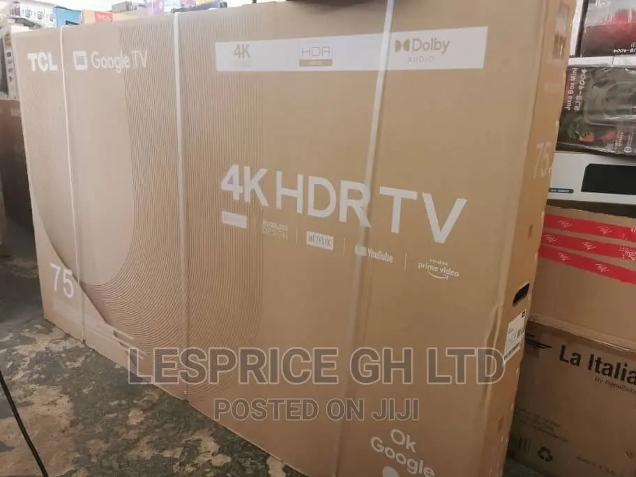High Quality//TCL 75” Android HDRTV
