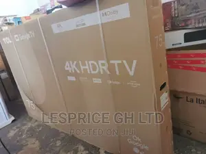 Top Quality ~TCL 75” Android HDRTV