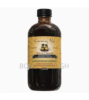 Sunny Isle Jamaica Black Castor Oil- 8oz (Hair and Beard )