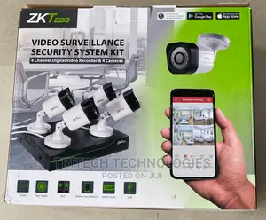 Zkteco 1mp (720P) 4ch Complete KIT With 500gb HDD