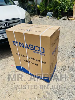 Nasco 7kg Washing Machine With Low Noise Operation(White).
