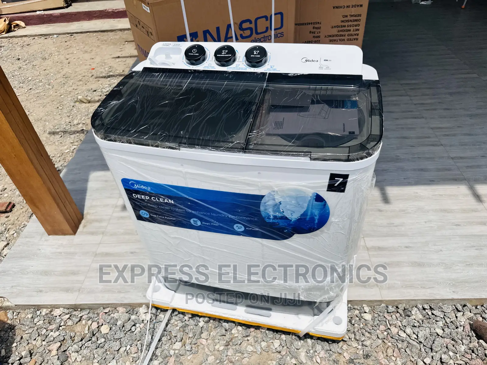 Storm Wash Midea Topload Washing Machine 7kg Twintub
