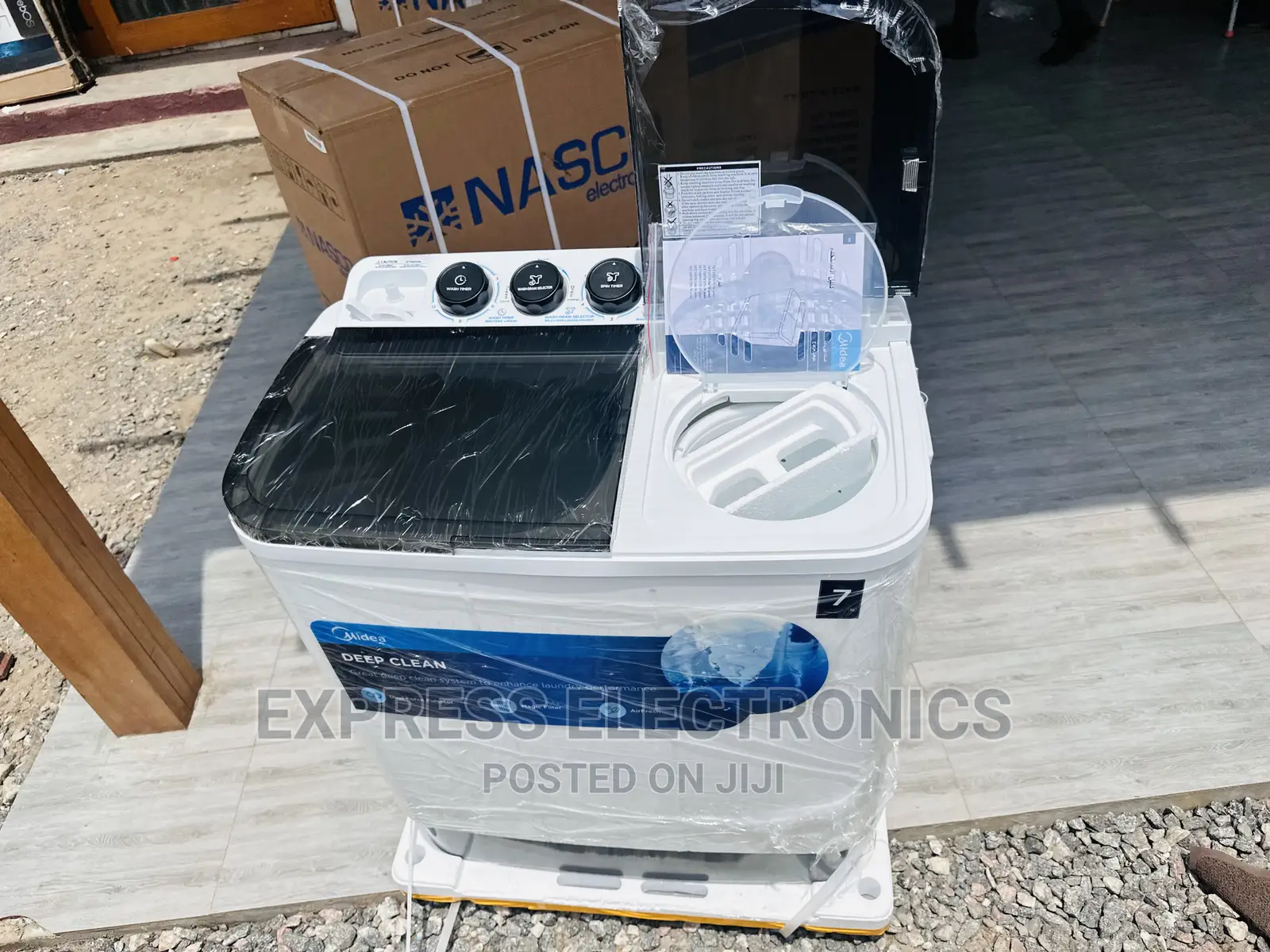 Strong  Midea Washing Machine 7kg Topload