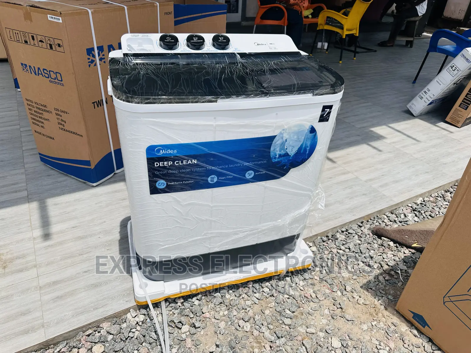 Effective Wash Midea Twintub Topload 7kg