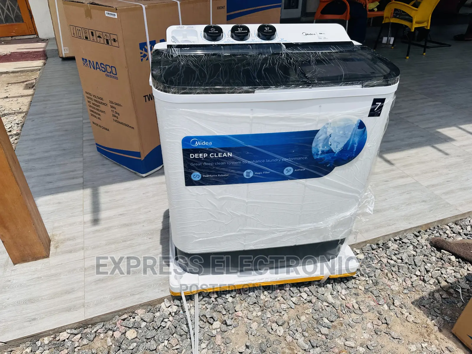 Original Washing Machine Midea 7kg Topload