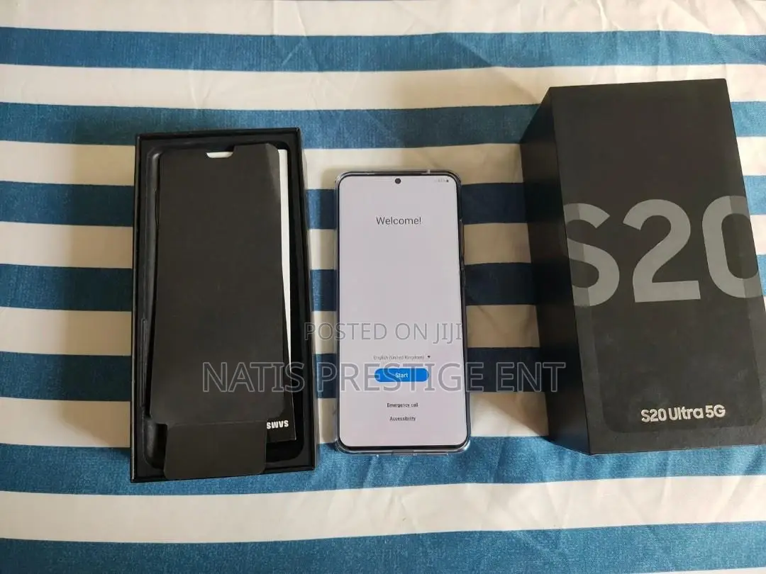 New Samsung Galaxy S20 Ultra 5G 128 GB Black