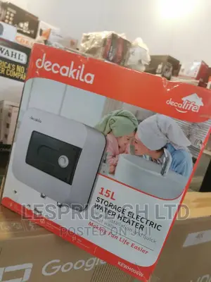 Quality ~Decakila 15L Water Heater