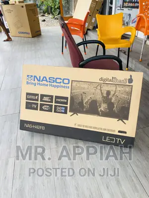 Very Nice Looking Nasco 42” Digital Satelite LED Tv,Black