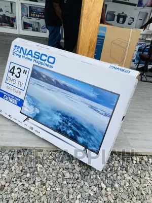 Upgrade Your Viewing Nasco 43” Digital Satelite Tv(Black(