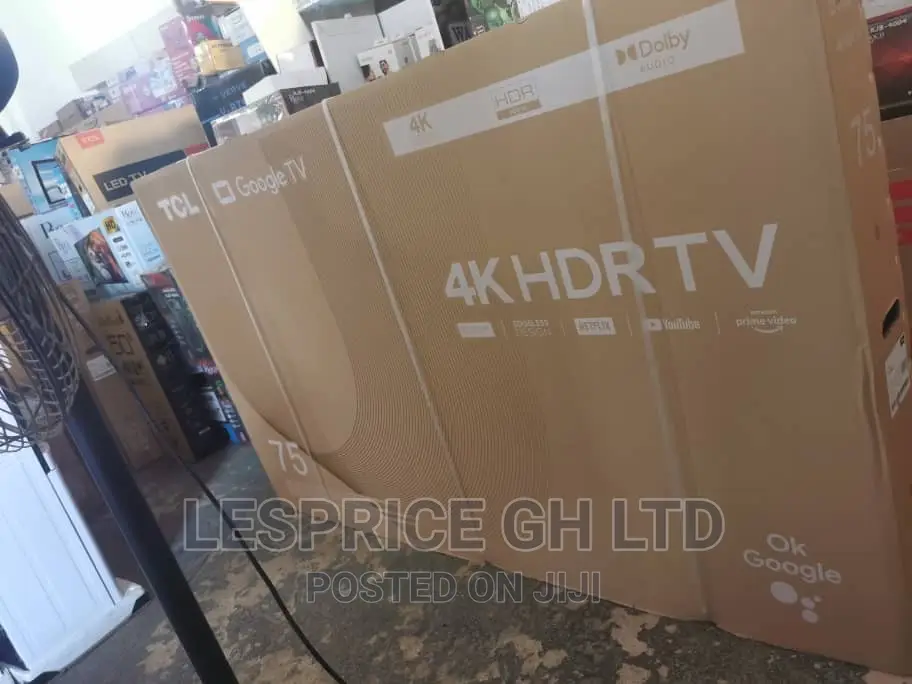 //HDR TCL 75” Ok Google TV