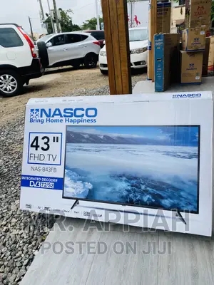 High Quality Nasco 43 Inch Digital Satelite LED Tv(Black)