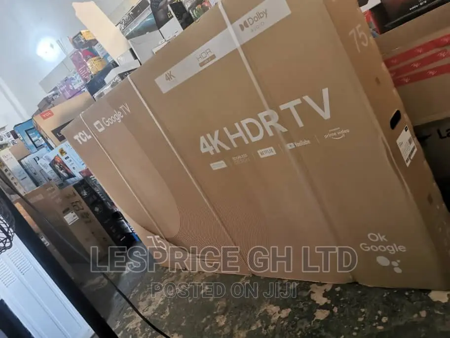 Unique TCL 75” Android HDRTV