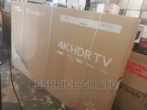 Powerful//TCL 75” Android Ok Google TV