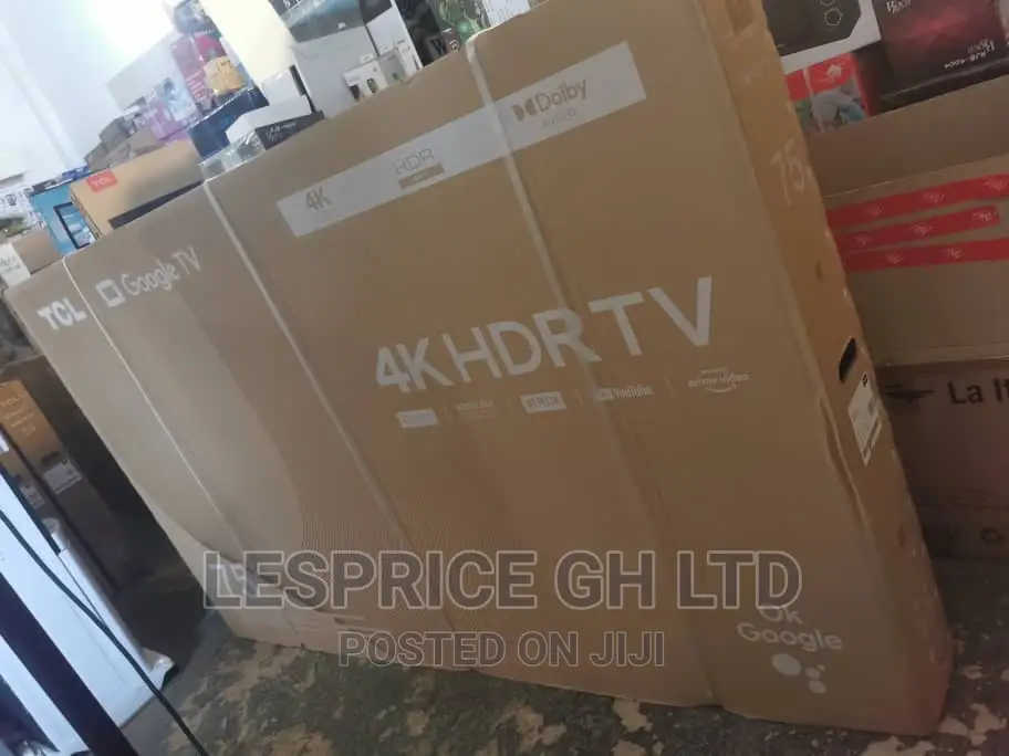 TCL 75” Android HDRTV//Ok Google