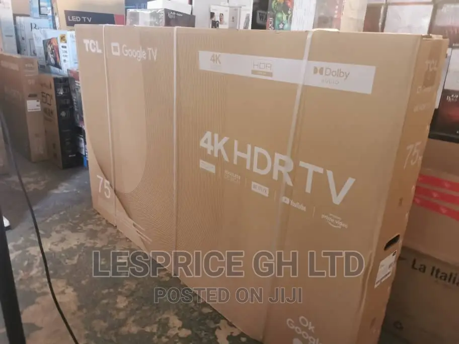 TCL 75” Android HDRTV//Bluetooth