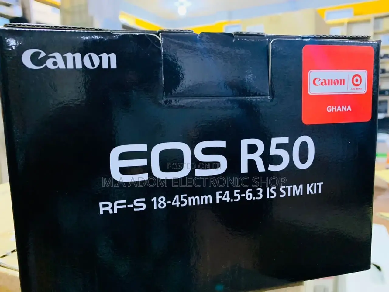 Original Canon Eos R50 Digital Camera(Black)
