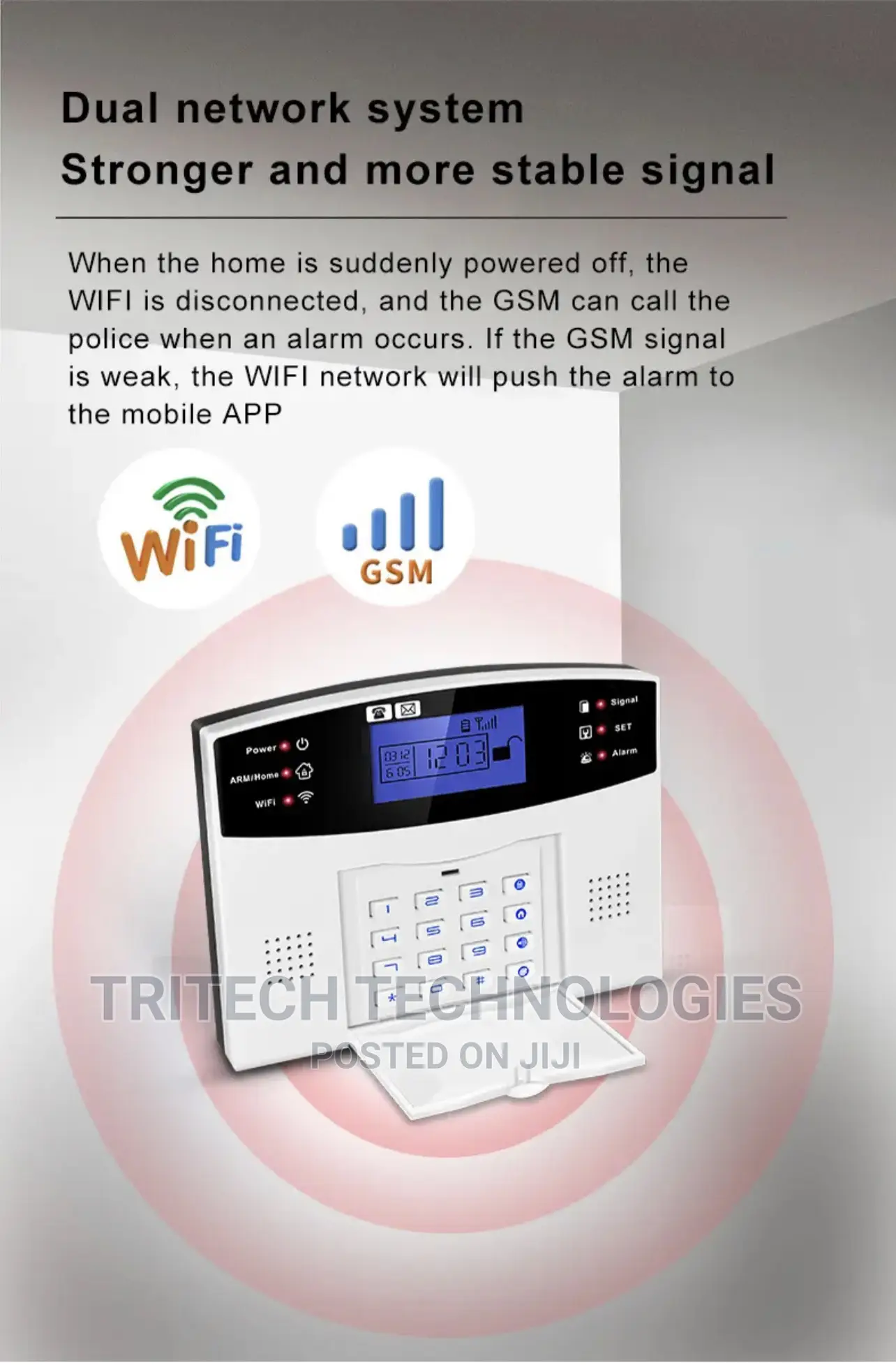 DY-GSM Wireless Alarm System Wifi DY-G30A (TUTA APP)