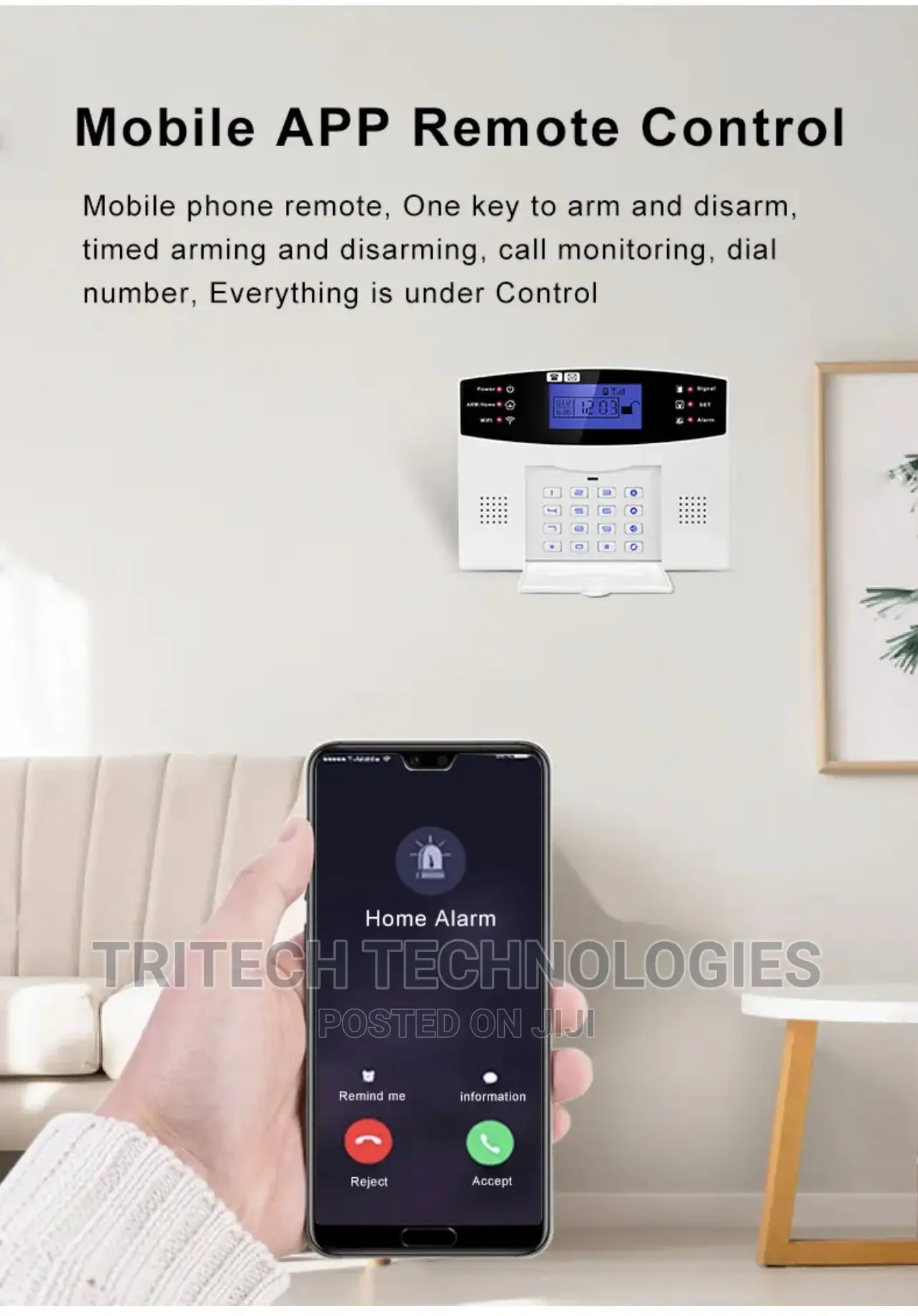 DY-GSM Wireless Alarm System Wifi DY-G30A (TUTA APP)