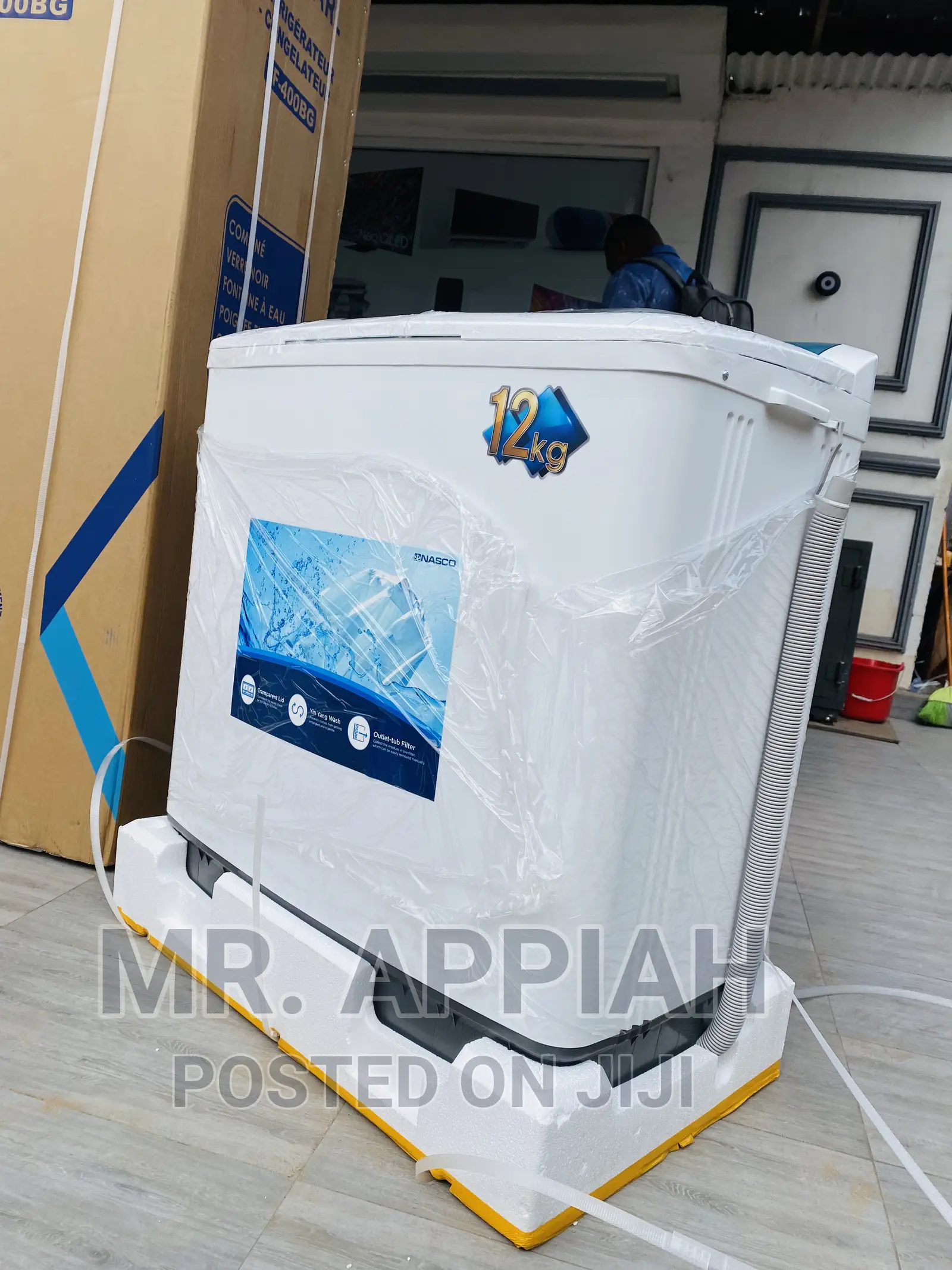 New Arrival Nasco Semi-Automatic Washing Machine(12kg)