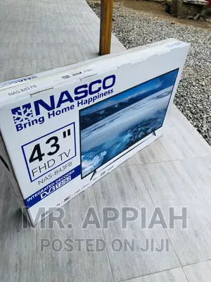 Nasco 43 Inch Full HD Digital Satelite LED Tv(Black)