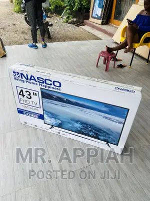 Efficient Nasco 43 Inch(Black)Digital Satelite LED Tv