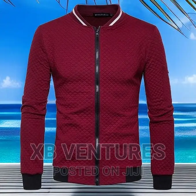 Mens Zipper Comfort Blazers Windbreak Lightweight Jackets