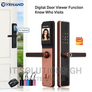 Smart Lock With Camera Door Bell Ilockey Newest Fingerprint